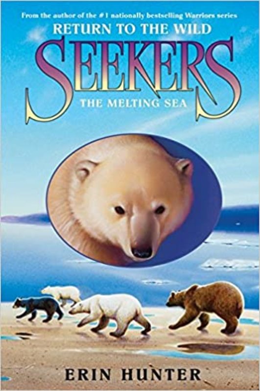 Book cover for "The Melting Sea" by Erin Hunter