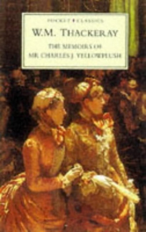 Book cover for "The Memoirs of Mr. Charles J. Yellowplush" by William Makepeace Thackeray