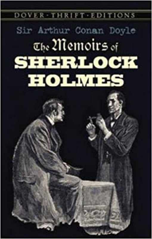 Book cover for "The Memoirs of Sherlock Holmes" by Arthur Conan Doyle