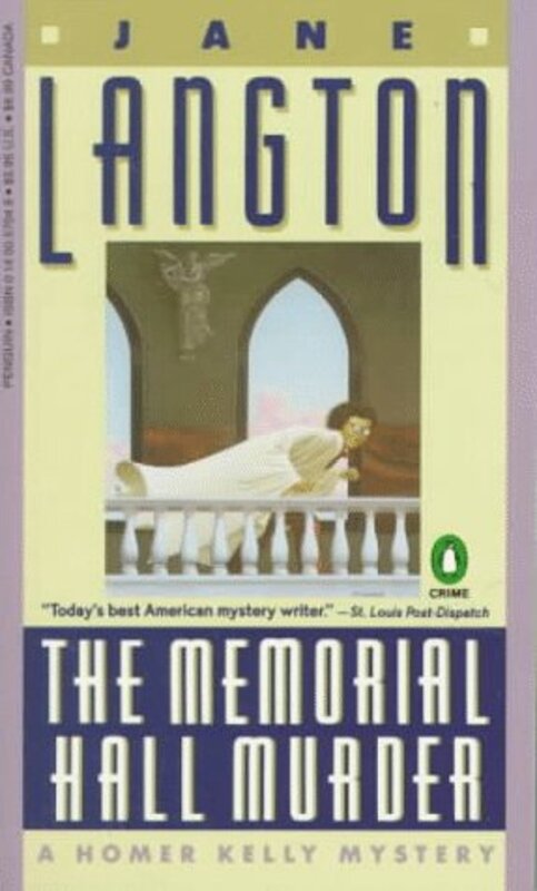 Book cover for "The Memorial Hall Murder" by Jane Langton