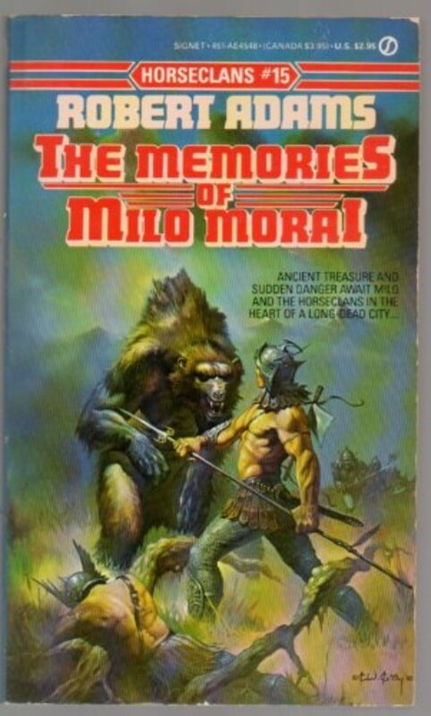Book cover for "The Memories of Milo Morai" by Robert Adams