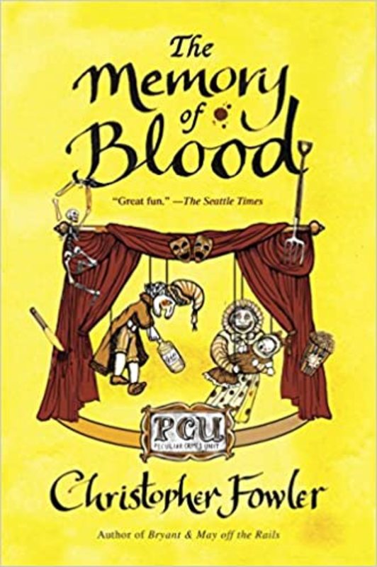 Book cover for "The Memory of Blood" by Christopher Fowler