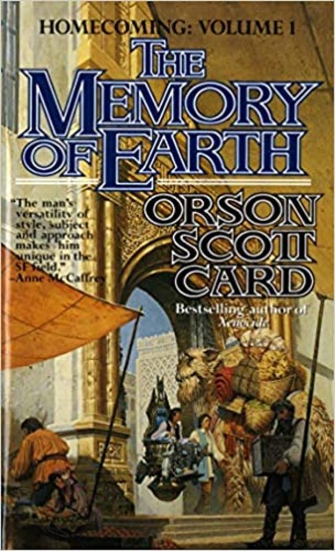 Book cover for "The Memory of Earth" by Orson Scott Card