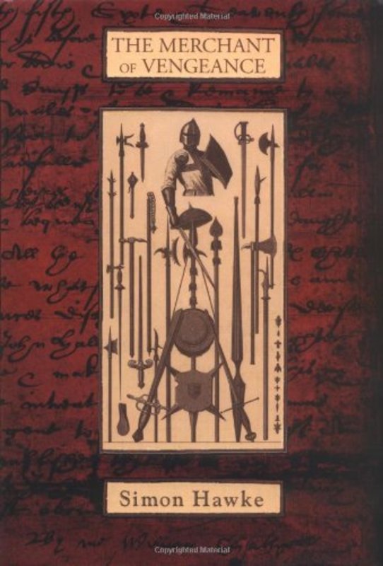 Book cover for "The Merchant of Vengeance" by Simon Hawke