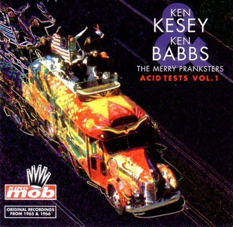 Book cover for "The Merry Pranksters" by Ken Kesey