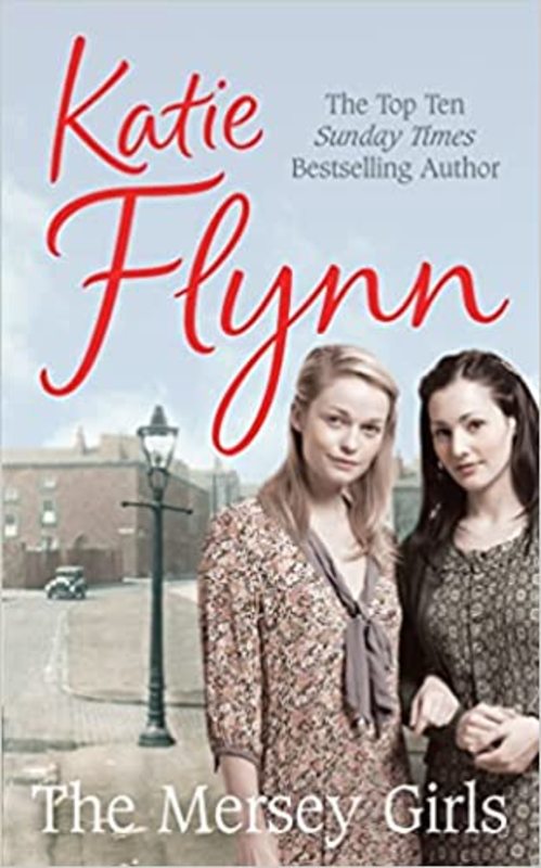 Book cover for "The Mersey Girls" by Katie Flynn
