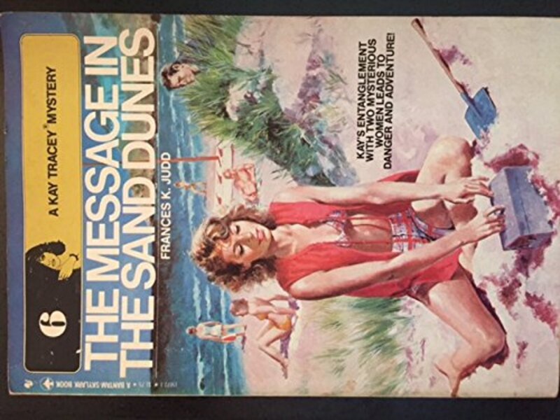 Book cover for "The Message in the Sand Dunes" by Mildred A Wirt