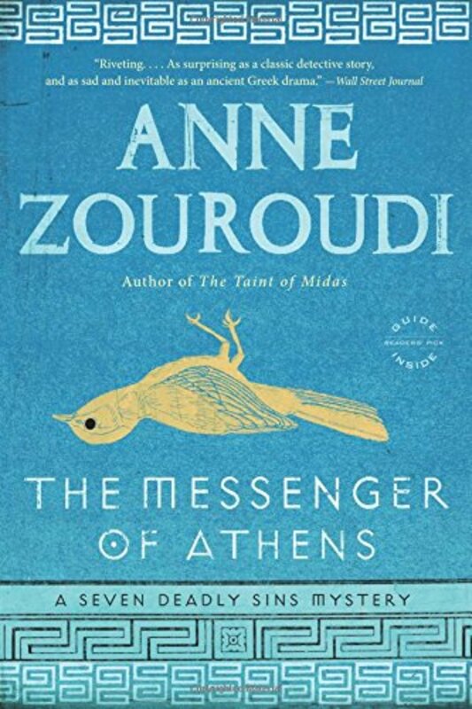 Book cover for "The Messenger of Athens" by Anne Zouroudi