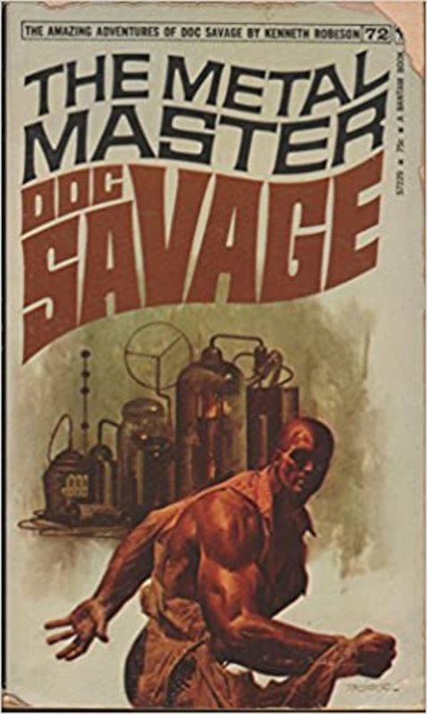 Book cover for "The Metal Master" by Lester Dent