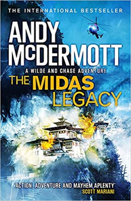 Book cover for "The Midas Legacy" by Andy McDermott