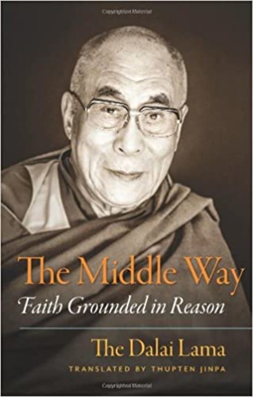 Book cover for "The Middle Way" by Dalai Lama