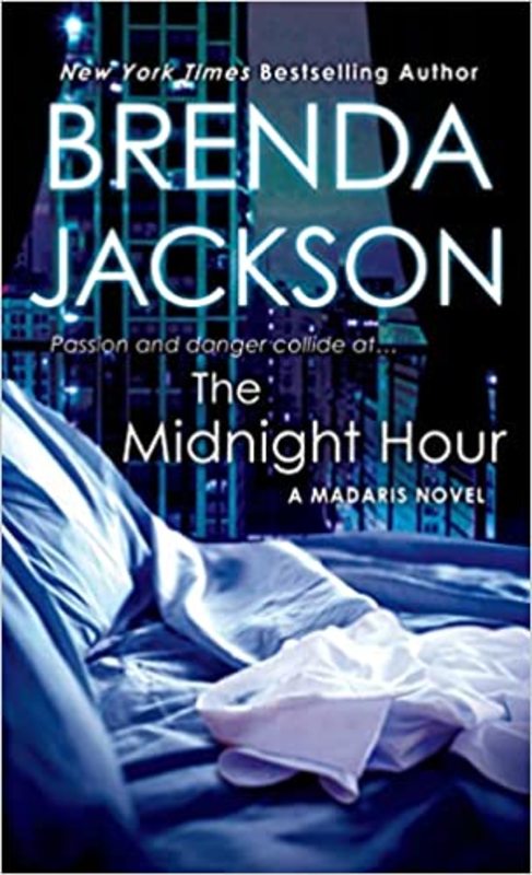 Book cover for "The Midnight Hour" by Brenda Jackson