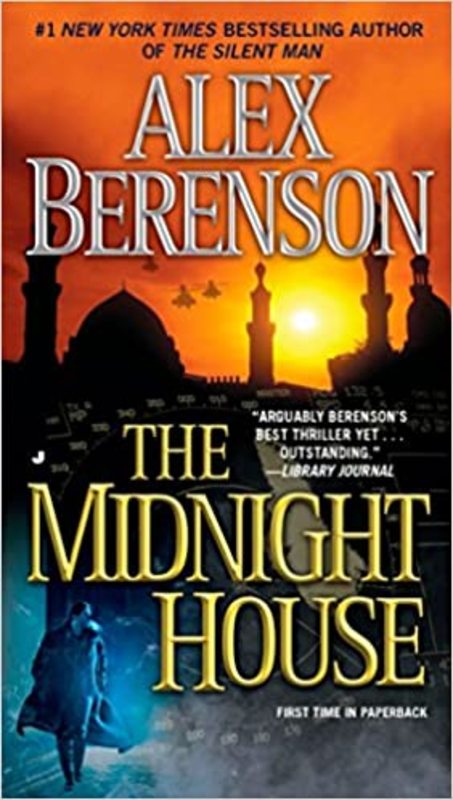 Book cover for "The Midnight House" by Alex Berenson