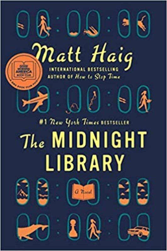 Book cover for "The Midnight Library"