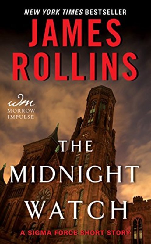 Book cover for "The Midnight Watch" by James Rollins
