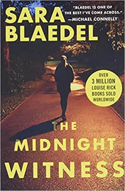Book cover for "The Midnight Witness" by Sara Blaedel