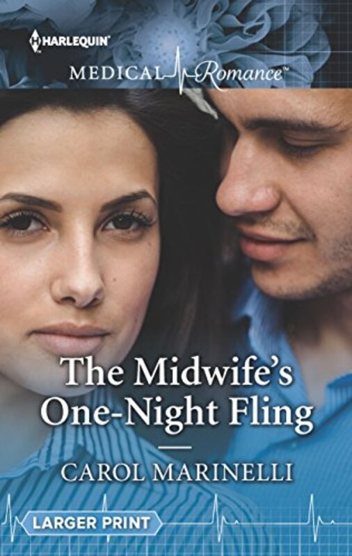 Book cover for "The Midwife's One-Night Fling" by Carol Marinelli