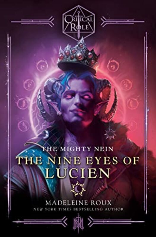 Book cover for "The Mighty Nein—The Nine Eyes of Lucien" by Madeleine Roux