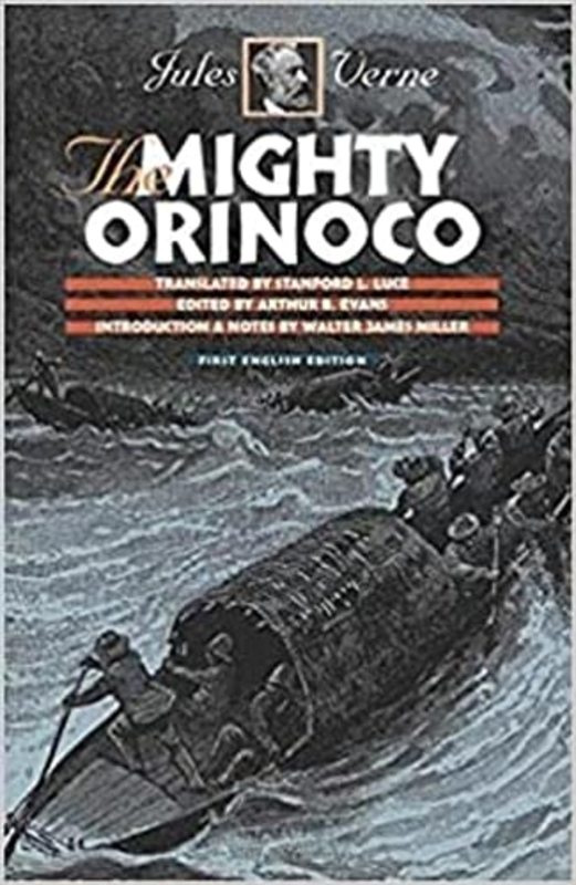 Book cover for "The Mighty Orinoco" by Jules Verne
