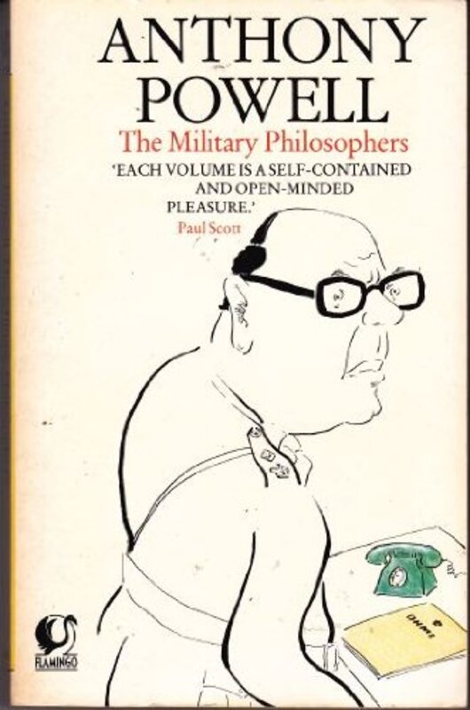 Book cover for "The Military Philosophers" by Anthony Powell