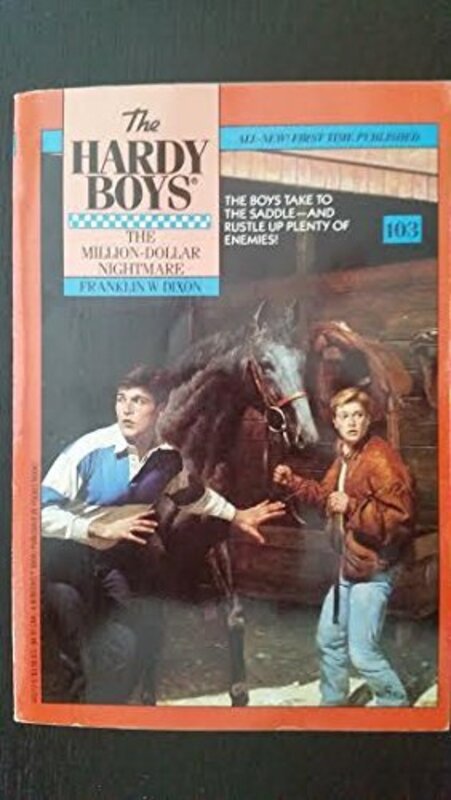 Book cover for "The Million Dollar Nightmare" by Franklin W Dixon
