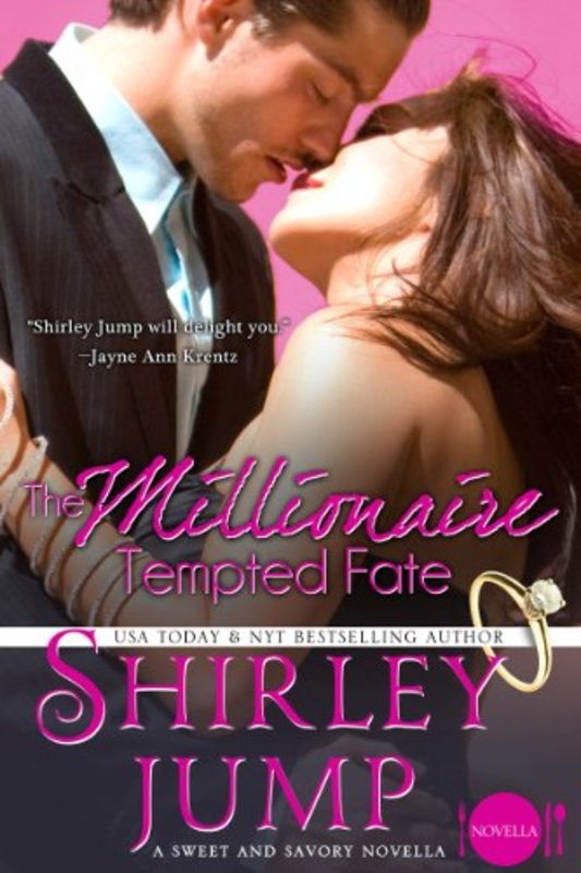 Book cover for "The Millionaire Tempted Fate" by Shirley Jump