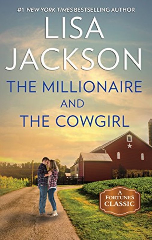 Book cover for "The Millionaire and the Cowgirl" by Lisa Jackson