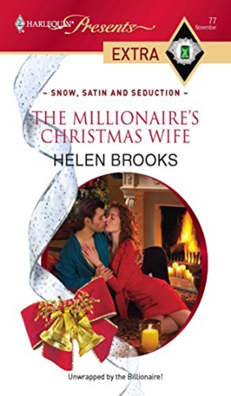 Book cover for "The Millionaire's Christmas Wife" by Rita Bradshaw