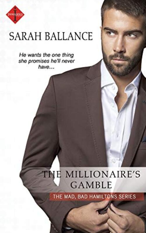 Book cover for "The Millionaire's Gamble" by Sarah Ballance