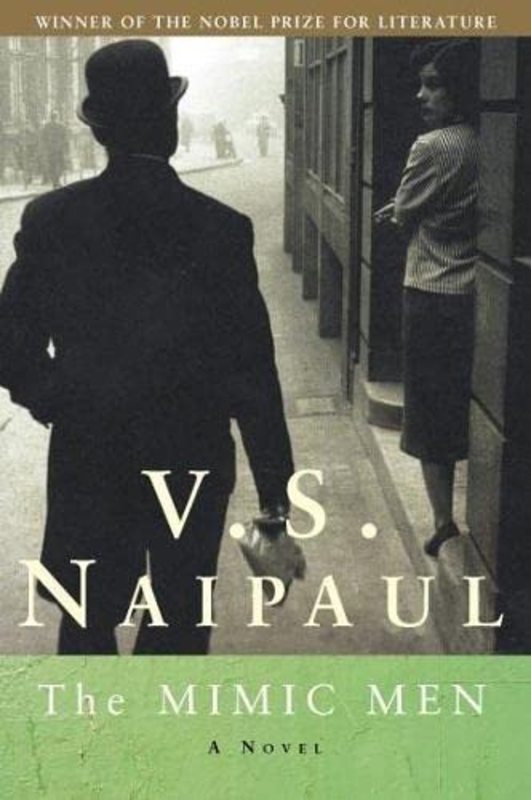 Book cover for "The Mimic Men" by VS Naipaul