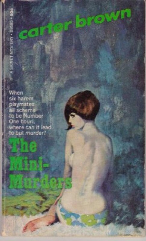 Book cover for "The Mini Murders" by Carter Brown