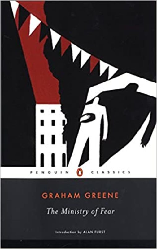 Book cover for "The Ministry of Fear" by Graham Greene