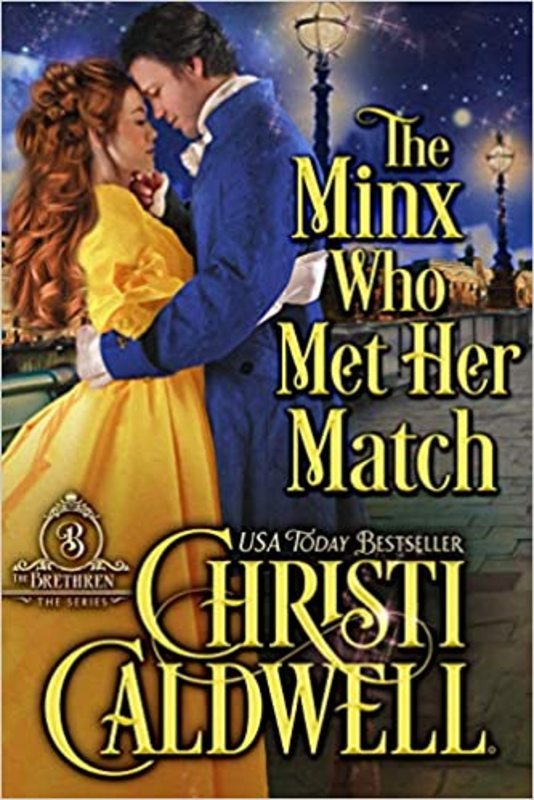 Book cover for "The Minx Who Met Her Match" by Christi Caldwell