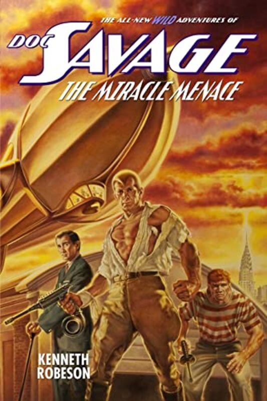 Book cover for "The Miracle Menace" by Kenneth Robeson