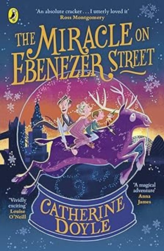 Book cover for "The Miracle on Ebenezer Street" by Catherine Doyle
