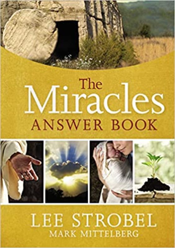 Book cover for "The Miracles Answer Book" by Lee Strobel