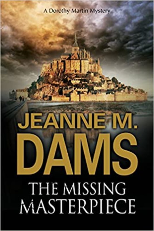 Book cover for "The Missing Masterpiece" by Jeanne M Dams