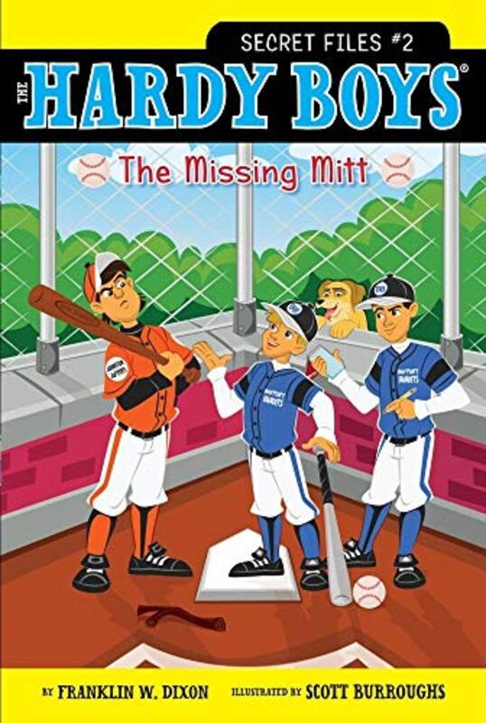 Book cover for "The Missing Mitt" by Franklin W Dixon