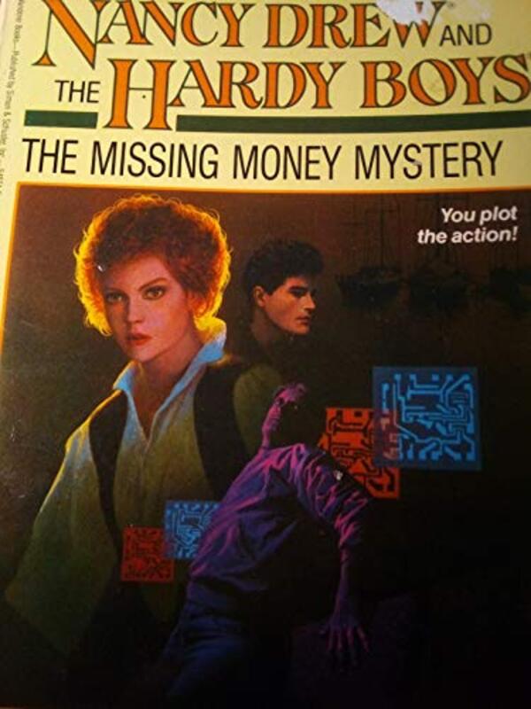 Book cover for "The Missing Money Mystery" by Franklin W Dixon