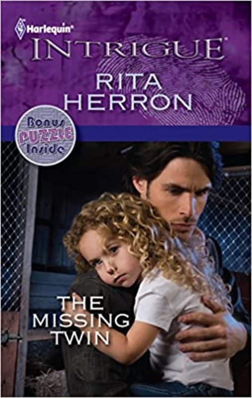 Book cover for "The Missing Twin" by Rita Herron