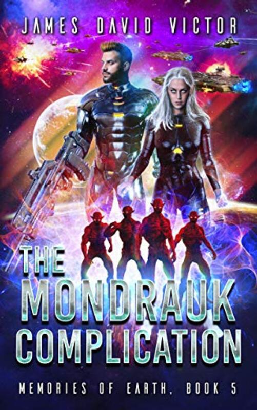 Book cover for "The Mondrauk Complication" by James David Victor