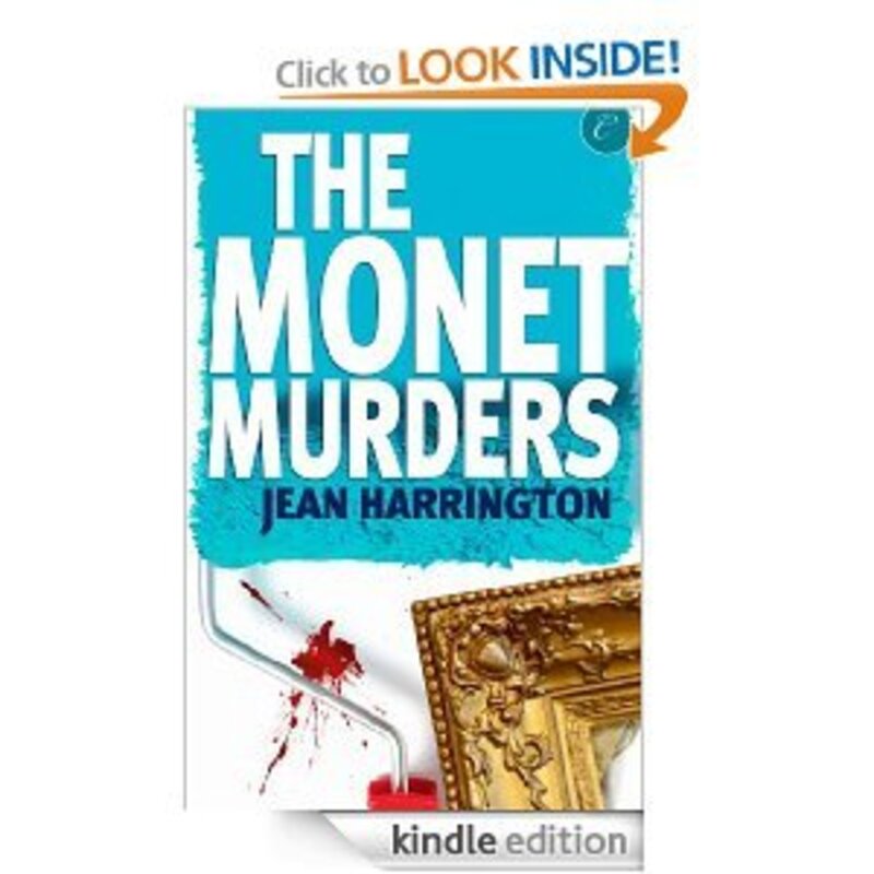 Book cover for "The Monet Murders" by Jean Harrington