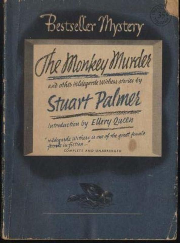 Book cover for "The Monkey Murder" by Stuart Palmer
