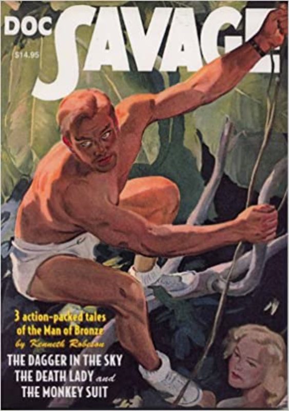 Book cover for "The Monkey Suit" by Lester Dent