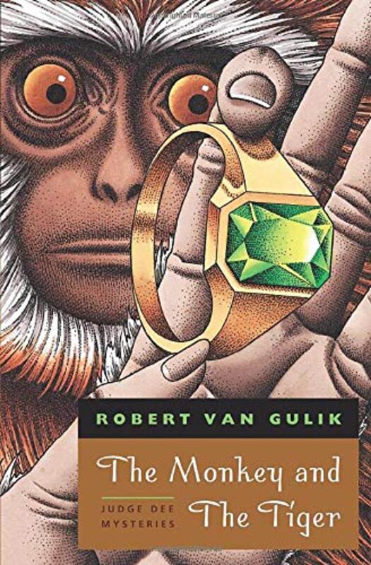 Book cover for "The Monkey and The Tiger" by Robert Van Gulik