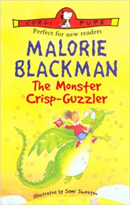 Book cover for "The Monster Crisp-Guzzler" by Malorie Blackman