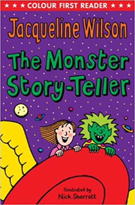 Book cover for "The Monster Story-Teller" by Jacqueline Wilson