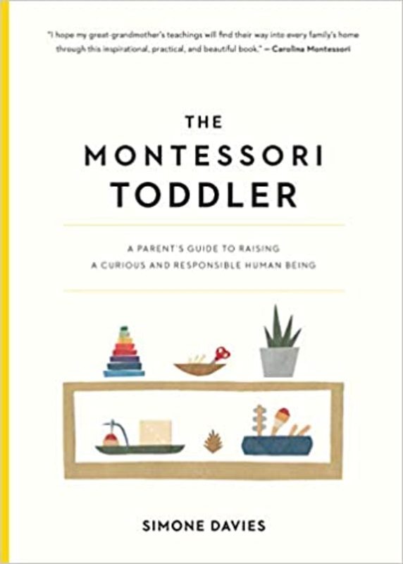 Book cover for "The Montessori Toddler" by Simone Davies