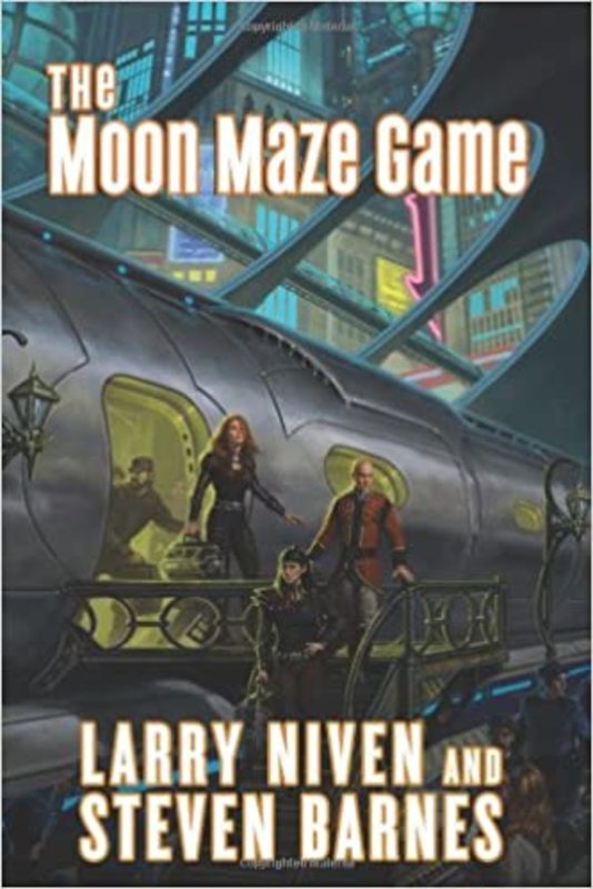 Book cover for "The Moon Maze Game" by Steven Barnes