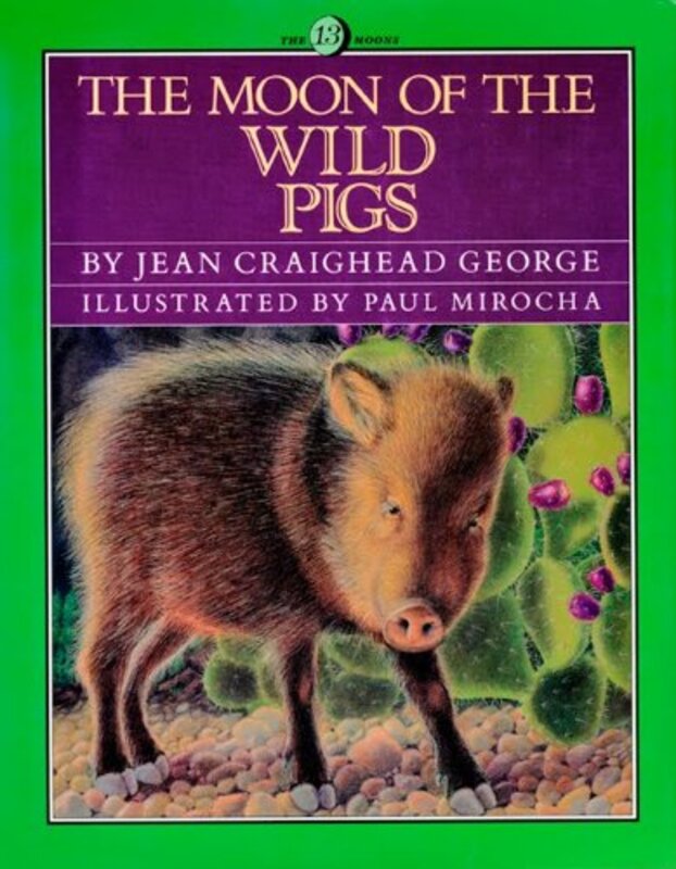 Book cover for "The Moon Of The Wild Pigs" by Jean Craighead George